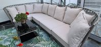 Loungesoffa utesoffa använd en säsong 