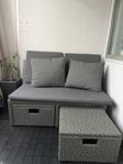 Soffa till balkong / uteplats 