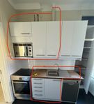 Delar av kök (troligen IKEA Faktum)