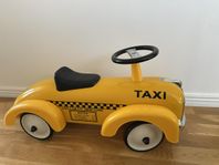 Gåbil Taxi i retromodell, gul