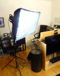 Godox SL-60 video/fotoljus med softbox