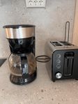 kaffebryggare och brödrost 300kr
