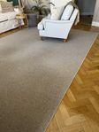 Stor grå/beige matta Woolberber