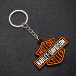 Harley Davidson Soft Rubber Keyring New 