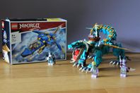 Lego Ninjago Jays Blixtjet 71784 och Djungel Drake 71746