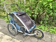 Thule Chariot Cross 2 (Dubbelvagn) med Jogging kit