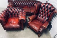 Chesterfield skinngrupp 3+1+1 