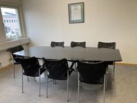 Konferensbord med 7 stolar-FYND!