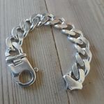 Krafigt silverarmband i herrmodell 925 silver