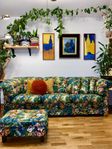 Beautiful retro floral sofa