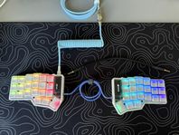 Corne low profile split keyboard + Tillbehör