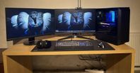Kraftfull speldator. 3060ti, intel i7-10700f. Komplett setup