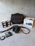 Canon EOS M50 Mark II kit med extra adapters.