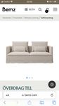 Soffklädsel i linne från Designers Guild, Söderhamn Soffa