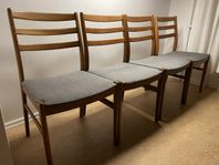 Teakstolar i skandinavisk design