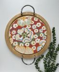 Bricka Svenskt Tenn Josef Frank Eldblomman Scandia Present