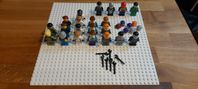 Lego, 21 st gubbar + utrustning. 