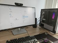 Nästan tyst 4060 ti Dator.