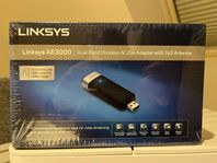 Linksys AE3000 Dual_band -N USB Adapter 3x3 Antenna