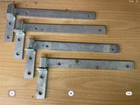 Hakgångjärn Extra Kraftiga i plattjärn till Grindar / Dö