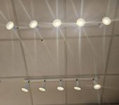 Ikea Stratosfär spotlightskena, 2 st