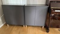 Ikea eket 2 st mörkgrå 