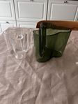 IITTALA Alvar Aalto Vas i klart och grönt glas