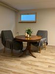 Elegant Vintage Round Wooden Dining Table
