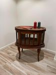 Antique Oval Glass Display Cabinet