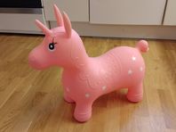 Hopphäst / Hopp Unicorn/ Hoppdjur - Rosa