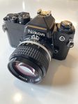 Nikon FE med Nikkor 85/2.0mm