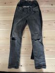 jeans strl 158 gråa stretch