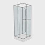 Duschkabin 80x80x205 cm Jula