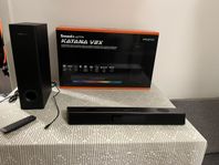 Soundbar av märket Soundblaster med RGB och subwoofer