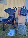 Premium Maclaren Quest barnvagn paraplyvagn sulky Denim blå