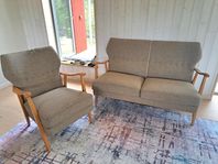 Soffa + fåtölj, 60-tal