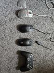 Gamingmöss och Stadia Bluetooth-controller