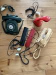 Gamla telefoner, alltihop hämtas Stockholm Kungsholmen