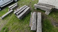 granitstolpar 130x30x30
