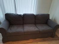 Ektorp 3-sits soffa 2 fåtöljer med tillhörande fotpallar