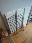 vintage stringhylla gavlar och 3 hyllplan 70x20 cm