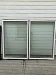 Elitfönster fasta 10x15, aluminium/trä – 2 st