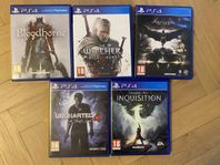 Fem TV-spel till PS4