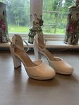 Vita klackskor - Attitude stl 40