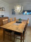 Massivt ekbord 220×90