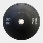 Nya svarta 20kg bumper vikter i oöppnad förpackning