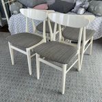 Fyra retrostolar - Monaco av Farstrup för Ikea 1960-tal