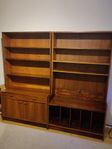 Vintage bokhylla i teak