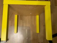 ikea lack table yellow