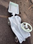 Bobbycar med släp + gräsklippare 